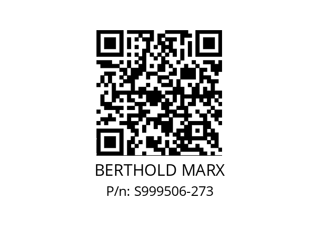  S-235404 BERTHOLD MARX S999506-273