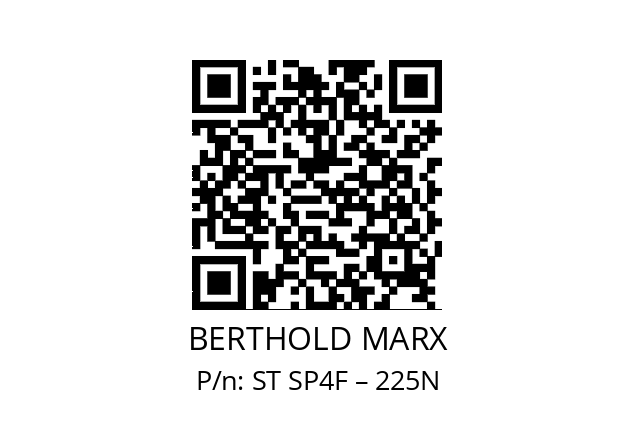   BERTHOLD MARX ST SP4F – 225N