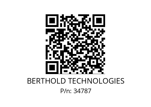   BERTHOLD TECHNOLOGIES 34787