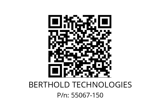   BERTHOLD TECHNOLOGIES 55067-150