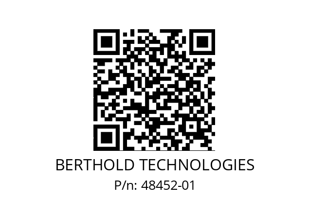   BERTHOLD TECHNOLOGIES 48452-01