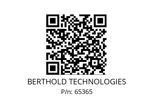   BERTHOLD TECHNOLOGIES 65365