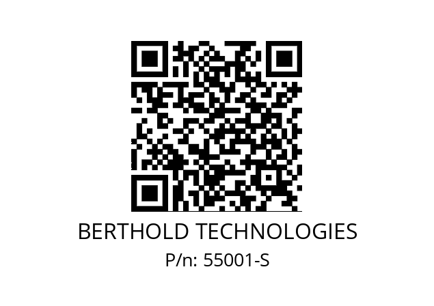   BERTHOLD TECHNOLOGIES 55001-S