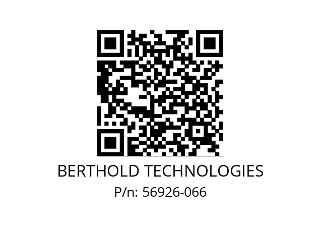   BERTHOLD TECHNOLOGIES 56926-066