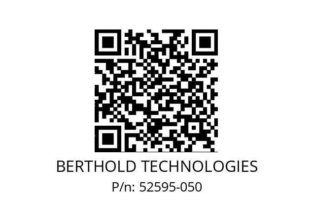   BERTHOLD TECHNOLOGIES 52595-050