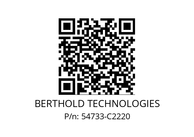   BERTHOLD TECHNOLOGIES 54733-C2220