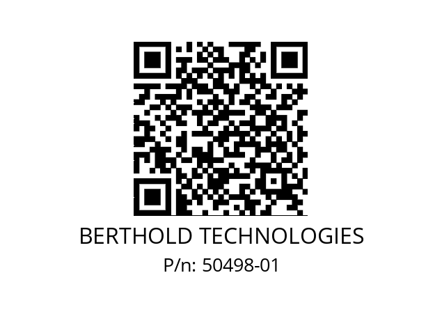   BERTHOLD TECHNOLOGIES 50498-01