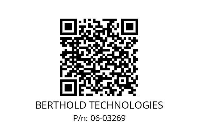   BERTHOLD TECHNOLOGIES 06-03269