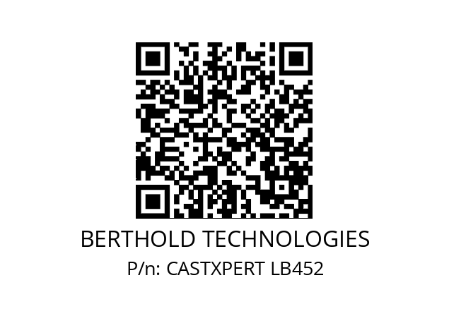   BERTHOLD TECHNOLOGIES CASTXPERT LB452