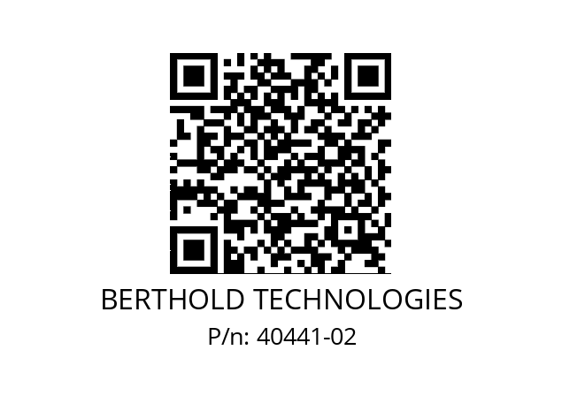   BERTHOLD TECHNOLOGIES 40441-02