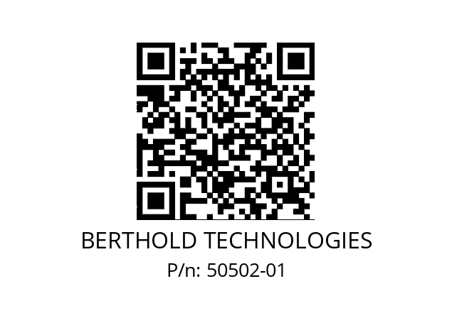   BERTHOLD TECHNOLOGIES 50502-01