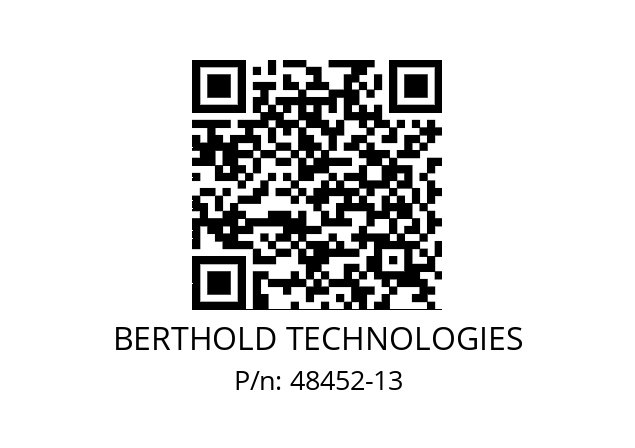   BERTHOLD TECHNOLOGIES 48452-13