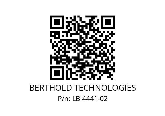   BERTHOLD TECHNOLOGIES LB 4441-02