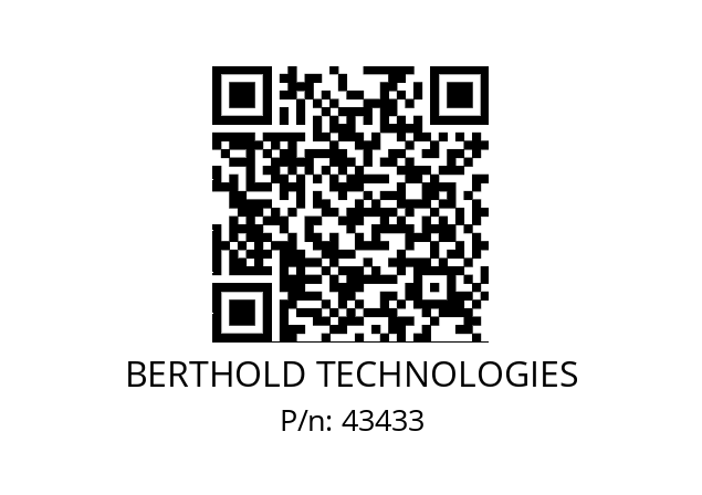   BERTHOLD TECHNOLOGIES 43433