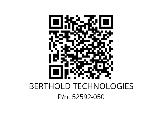   BERTHOLD TECHNOLOGIES 52592-050