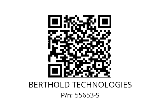   BERTHOLD TECHNOLOGIES 55653-S