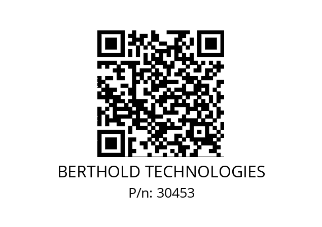   BERTHOLD TECHNOLOGIES 30453