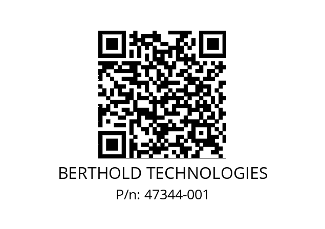   BERTHOLD TECHNOLOGIES 47344-001