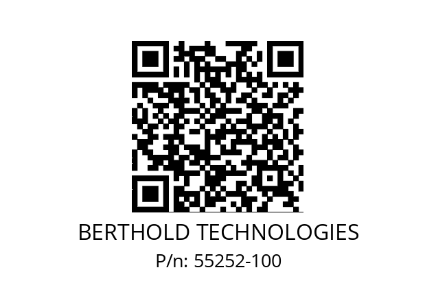   BERTHOLD TECHNOLOGIES 55252-100