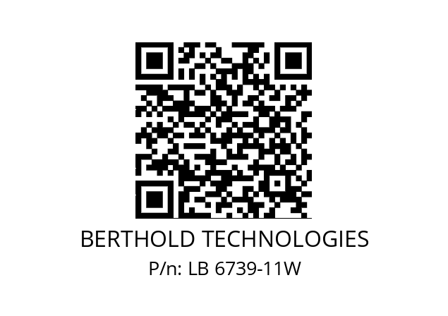   BERTHOLD TECHNOLOGIES LB 6739-11W