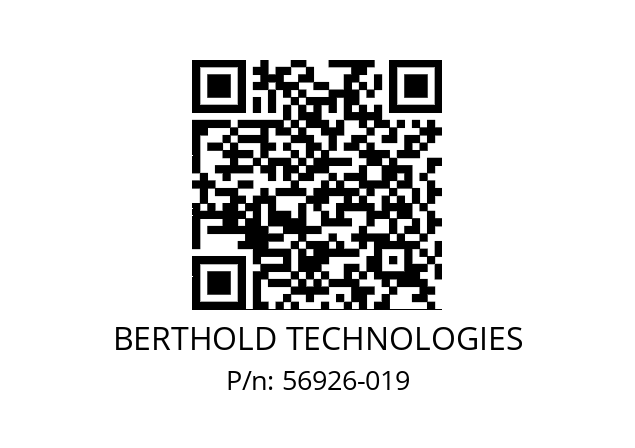   BERTHOLD TECHNOLOGIES 56926-019