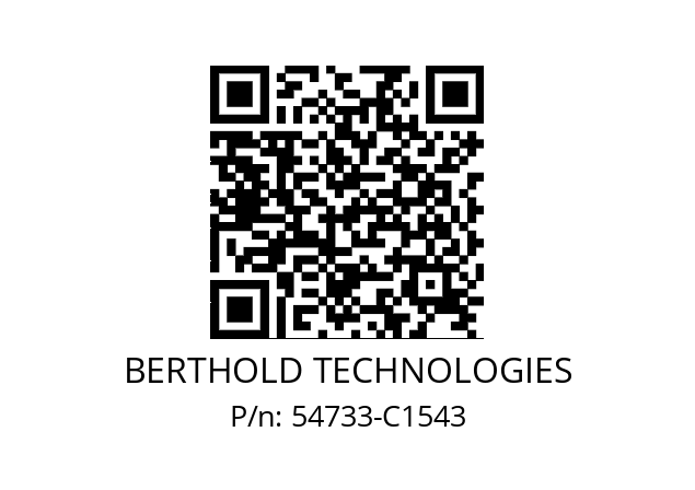   BERTHOLD TECHNOLOGIES 54733-C1543