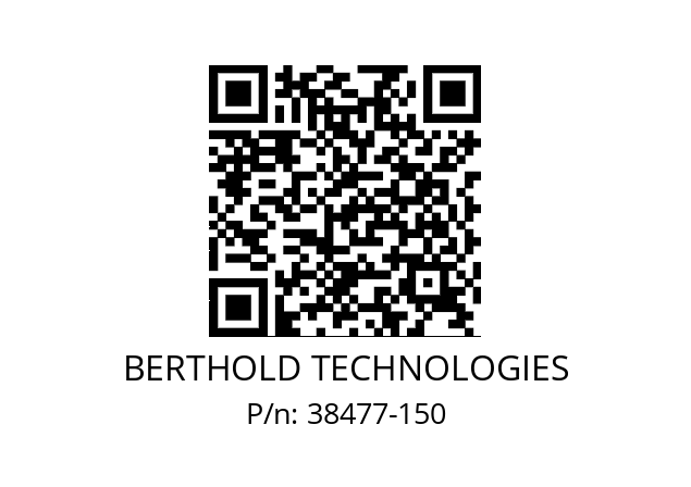   BERTHOLD TECHNOLOGIES 38477-150