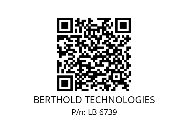   BERTHOLD TECHNOLOGIES LB 6739