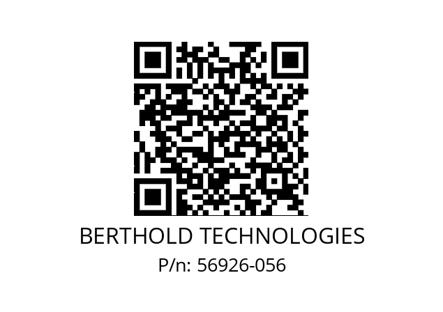   BERTHOLD TECHNOLOGIES 56926-056