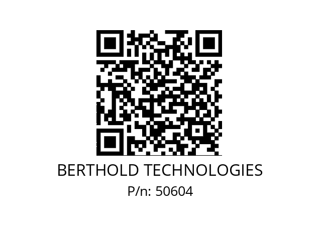   BERTHOLD TECHNOLOGIES 50604