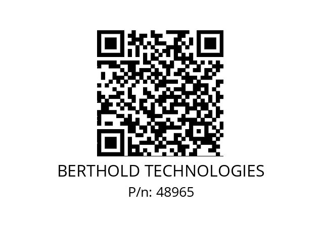   BERTHOLD TECHNOLOGIES 48965