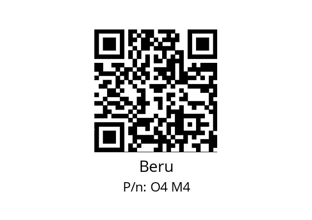   Beru O4 M4