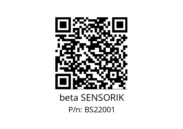  M3V-KET-PS6-S beta SENSORIK BS22001