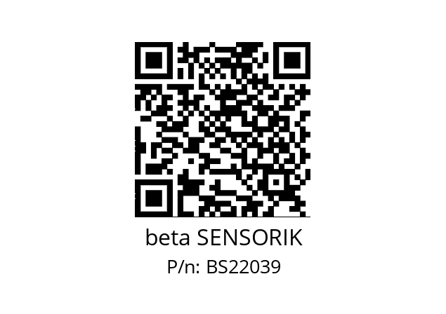   beta SENSORIK BS22039