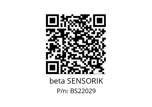   beta SENSORIK BS22029