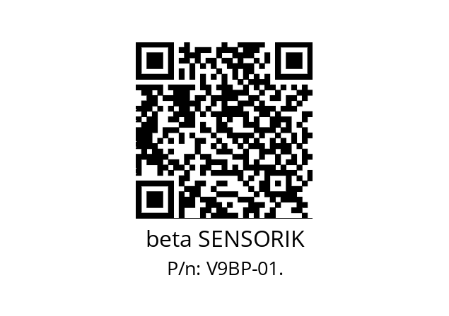   beta SENSORIK V9BP-01.