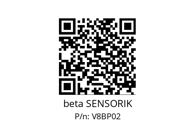   beta SENSORIK V8BP02