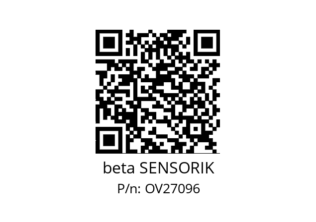   beta SENSORIK OV27096