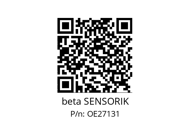   beta SENSORIK OE27131