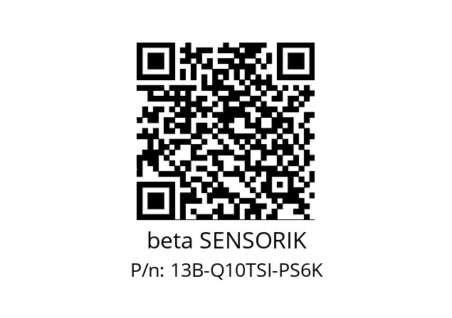   beta SENSORIK 13B-Q10TSI-PS6K