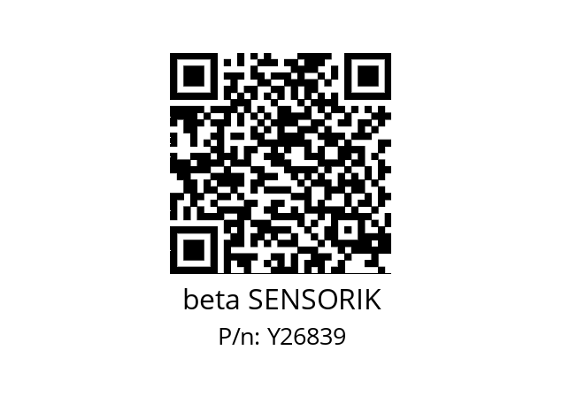   beta SENSORIK Y26839