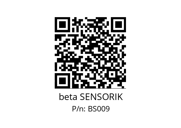   beta SENSORIK BS009