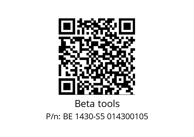   Beta tools BE 1430-S5 014300105