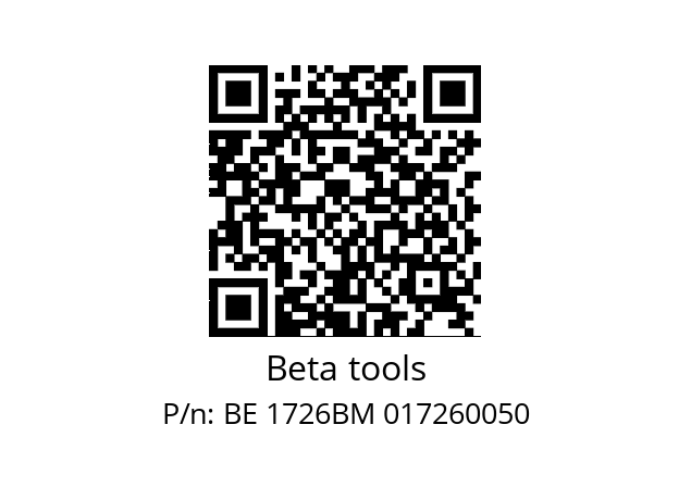   Beta tools BE 1726BM 017260050