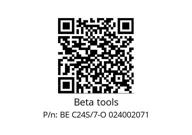   Beta tools BE C24S/7-O 024002071