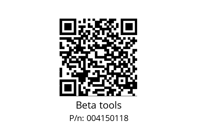   Beta tools 004150118