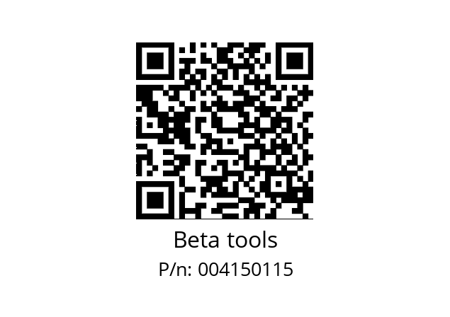   Beta tools 004150115