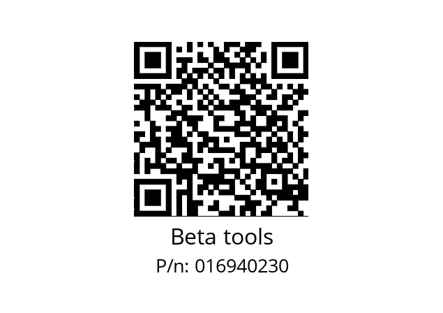   Beta tools 016940230