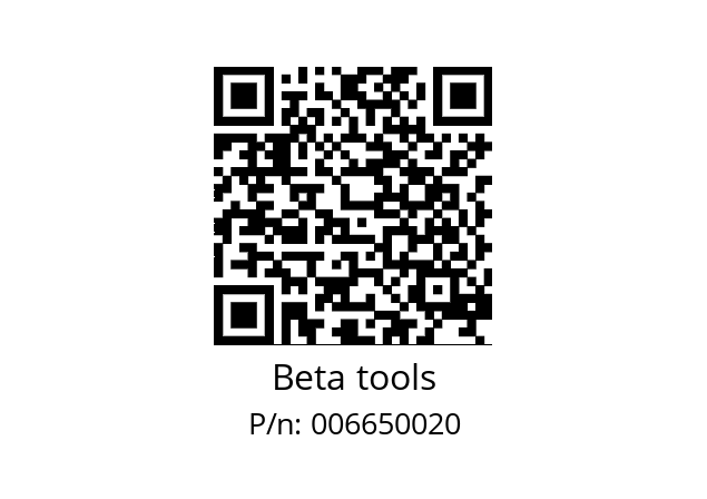   Beta tools 006650020