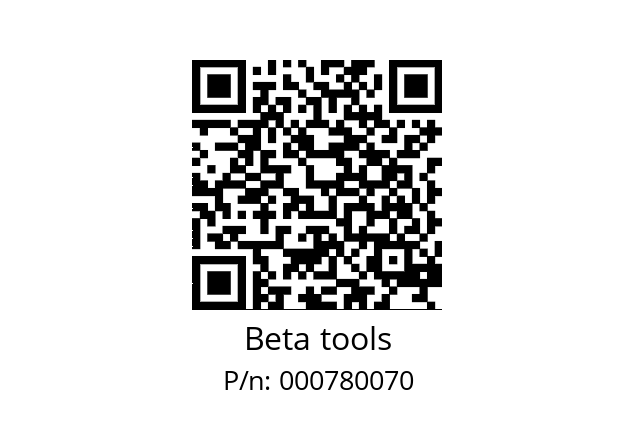   Beta tools 000780070